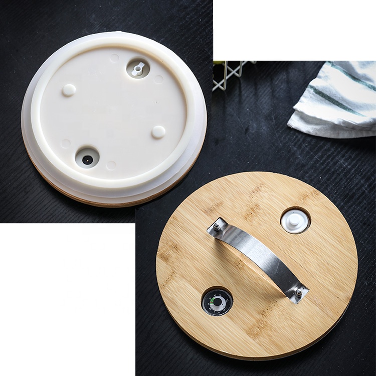 Wholesale 5L brewing wine high borosilicate glass jar sealed enzyme storage glass jar with tap