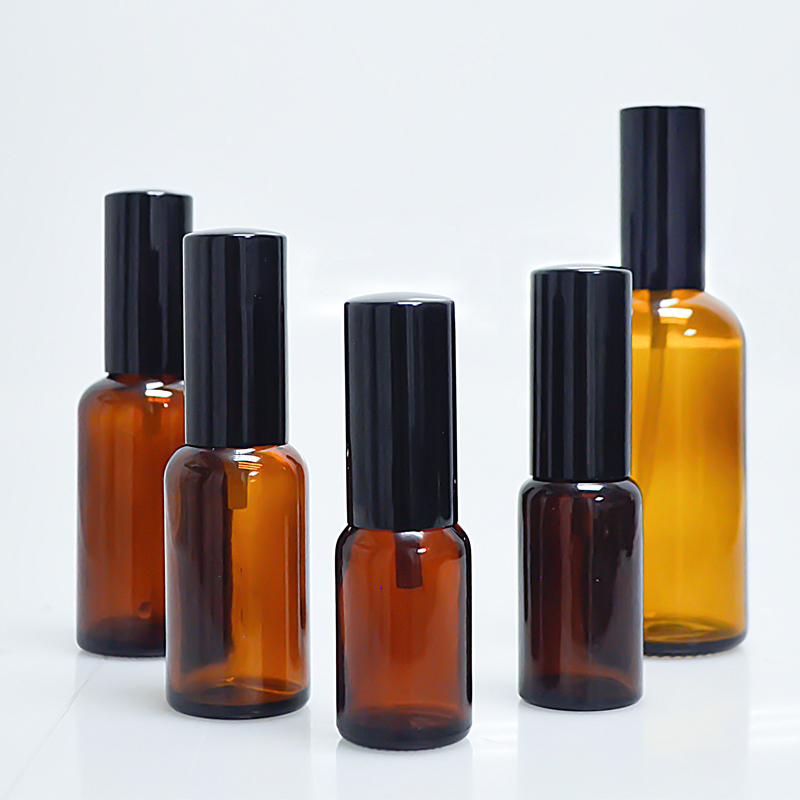 Wholesale 5ML Amber Spry Bottle Empty Amber Cosmetic Spray Bottle Travel  Mist Spray Glass Bottle