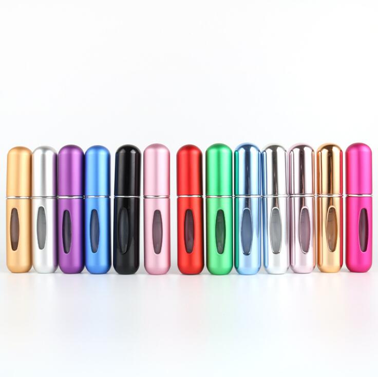 Wholesale 5ML Mini Spray Bottle Aluminum Refillable Empty Perfume Bottle