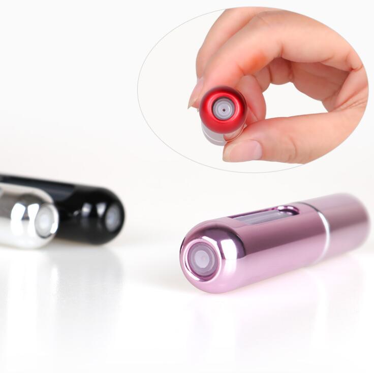 Wholesale 5ML Mini Spray Bottle Aluminum Refillable Empty Perfume Bottle