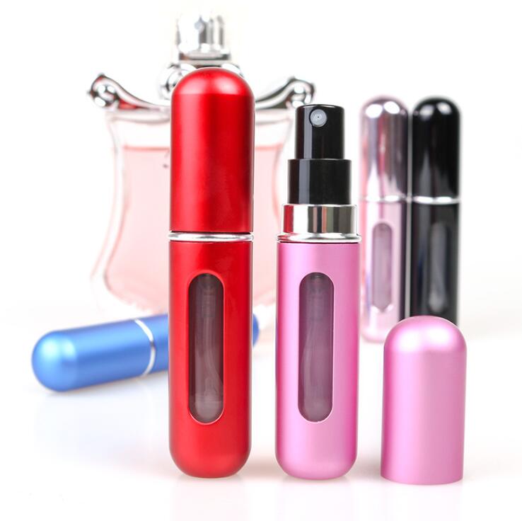 Wholesale 5ML Mini Spray Bottle Aluminum Refillable Empty Perfume Bottle