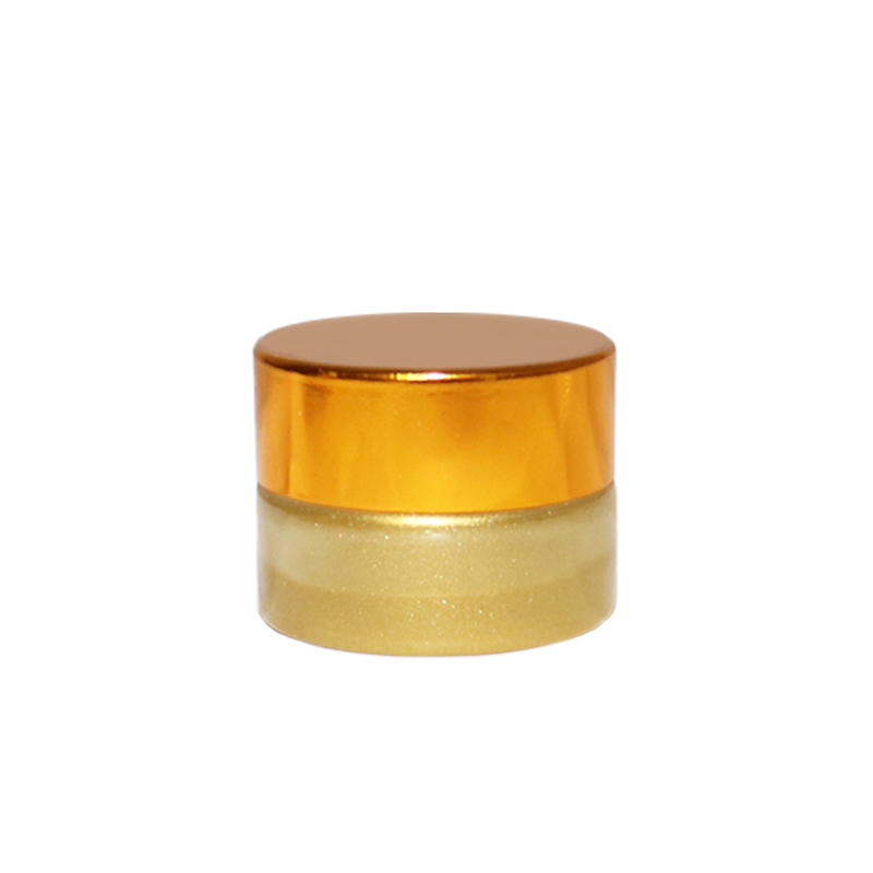 Wholesale 5g 10g 15g 20g 30g 50g 100g frosted cylinder shape custom print skin care cream cosmetic glass jar with screw top lid