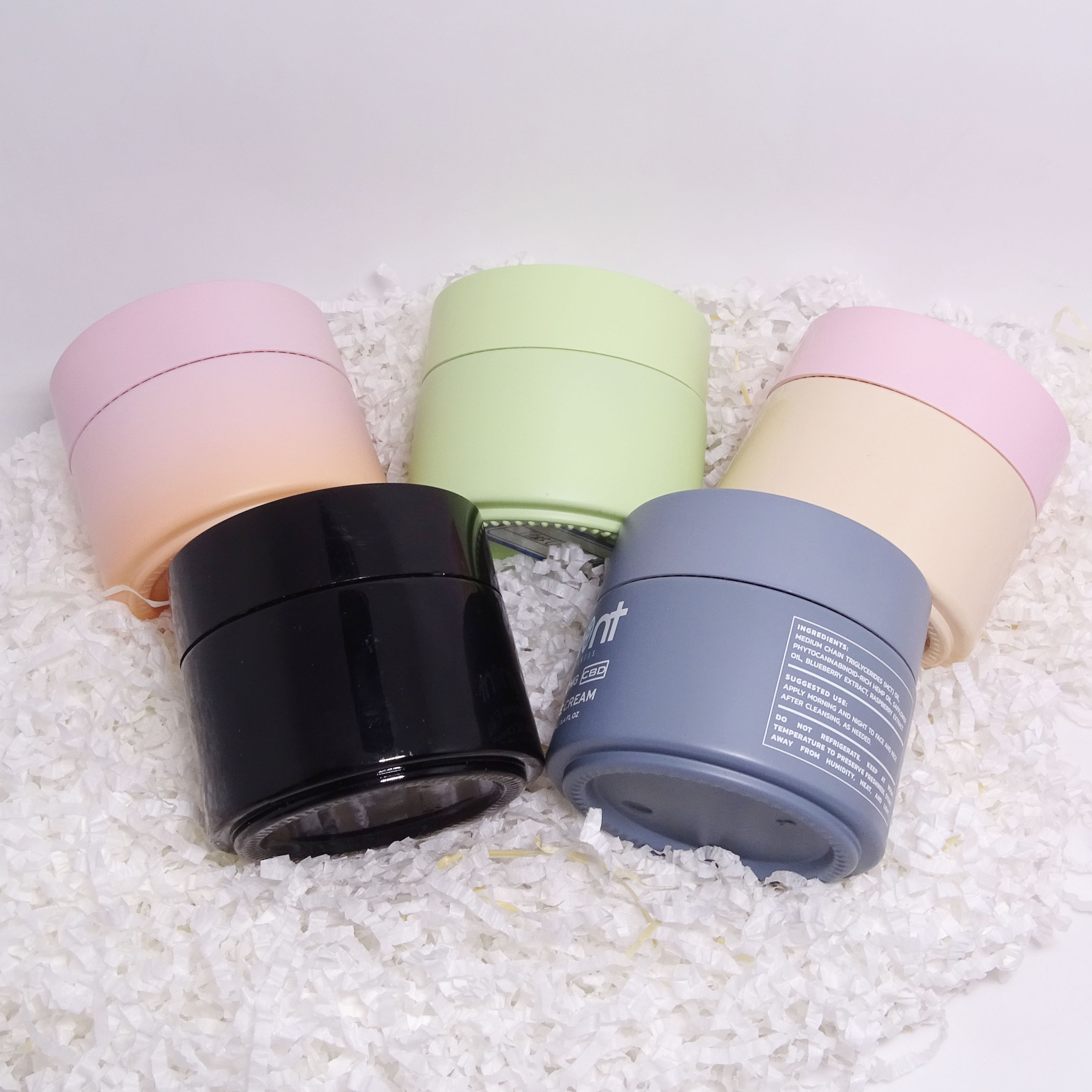 Wholesale 5g 10g 15g 20g 30g 50g High Quality Cosmetic 100G Cream Jar With Gold Aluminum Screw Cap