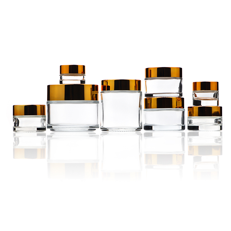 Wholesale 5g 10g 15g 30g 100g Glass Jar Containers Cosmetic