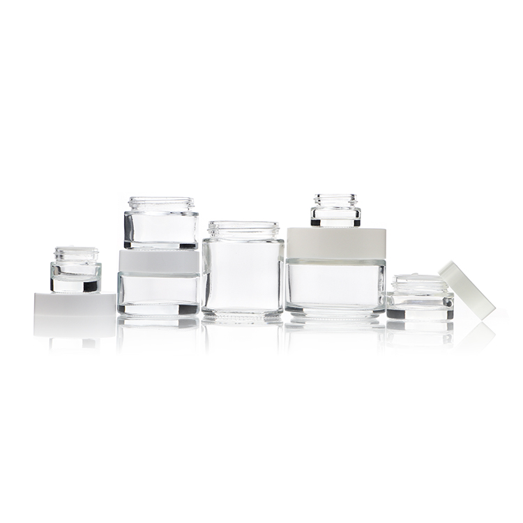 Wholesale 5g 10g 15g 30g 100g Glass Jar Containers Cosmetic