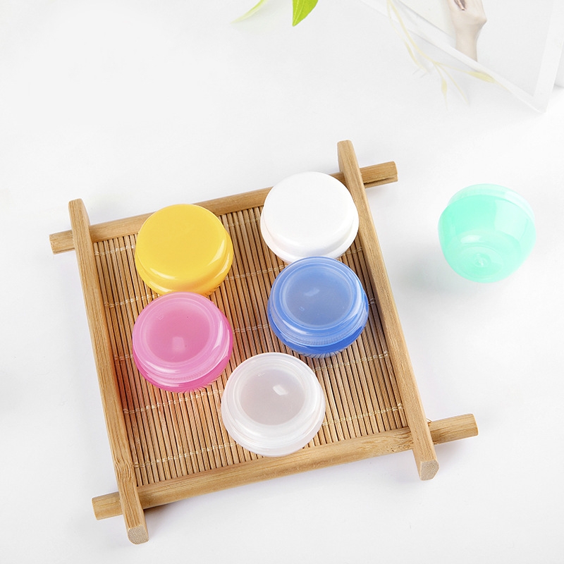Wholesale 5g 10g 20g 30g 50g packaging jar empty clear plastic skin care body cream cosmetic container