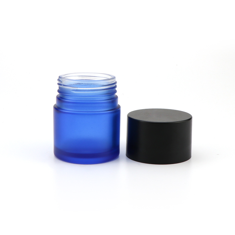 Wholesale 5g 50g 70g 110g child proof hemp glass jar/container with childproof cap