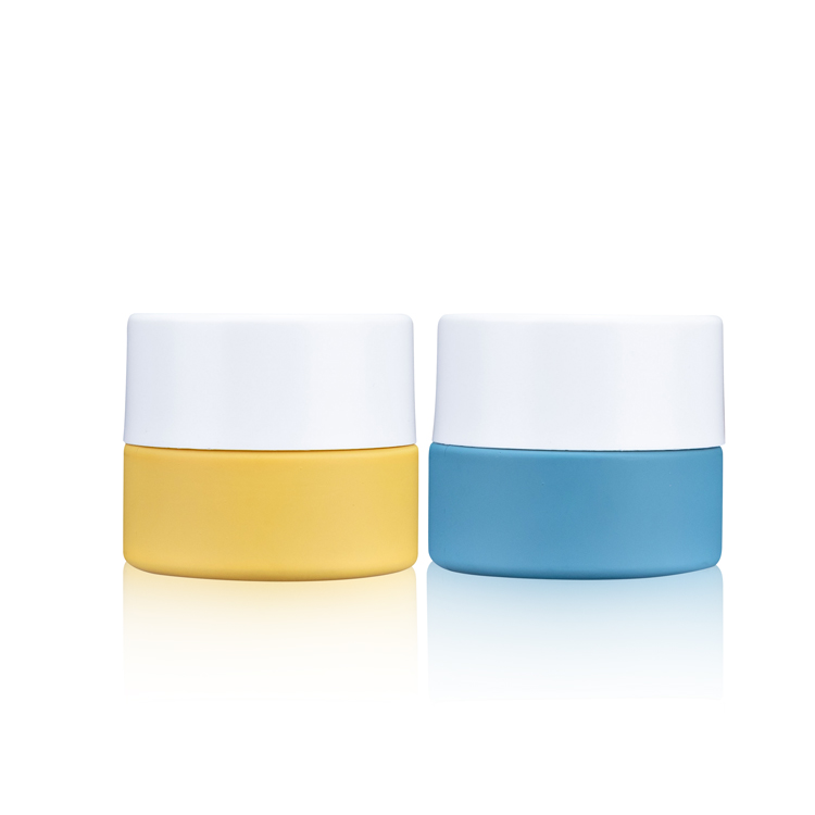 Wholesale 5g 5ml Colorful CBD/Waxes Packaging Empty Child Resistant Glass Jar with Child Proof CRC Cap