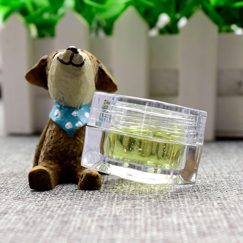 Wholesale 5g Transparent Acrylic Cream Jar Cosmetic Bottle Luxury