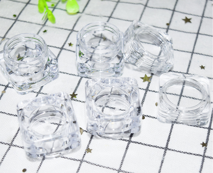 Wholesale 5g Transparent Acrylic Cream Jar Cosmetic Bottle Luxury