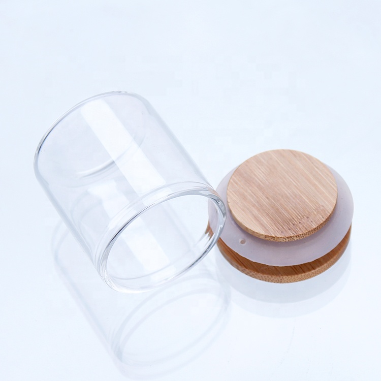 Wholesale 5g mini saffron glass jar and bottle 50ml wide mouth glass jar weed storage bottle