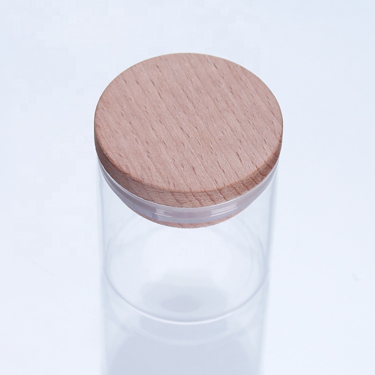 Wholesale 5g mini saffron glass jar and bottle 50ml wide mouth glass jar weed storage bottle
