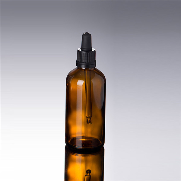 Wholesale 5ml 10ml 15ml 20ml 25ml 30ml 50ml 100ml Brown Essential Oil Empty Amber Glass Dropper Bottle
