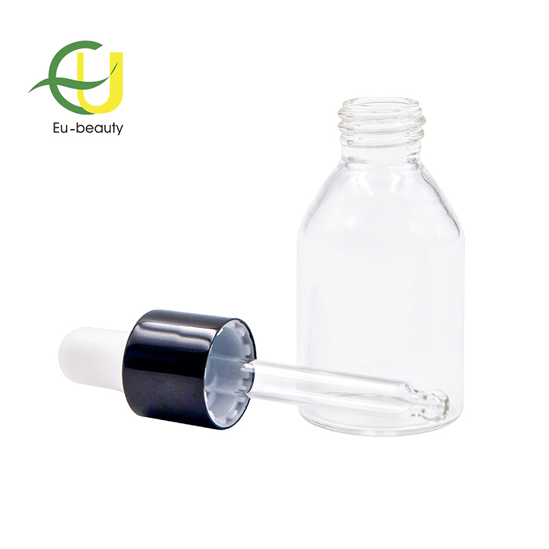 Wholesale 5ml 10ml 15ml 20ml 25ml 30ml 50ml 100ml Clear Empty Transparent Glass Dropper Bottle For Essential Oil
