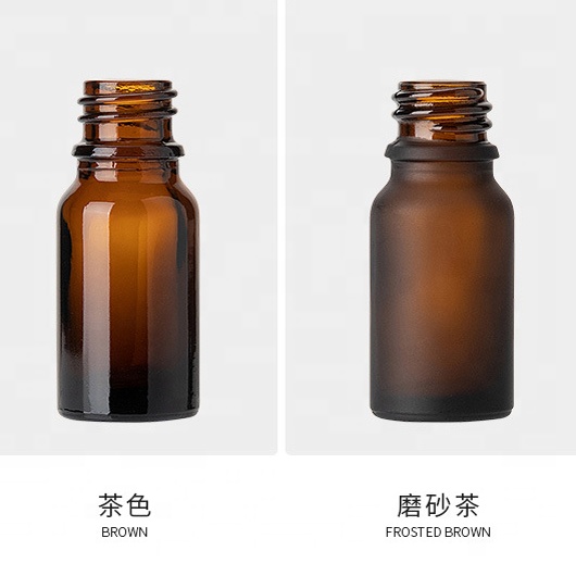 Wholesale 5ml 10ml 15ml 20ml 25ml 30ml 50ml 100ml empty amber glass dropper bottle for CBD aroma essential oil
