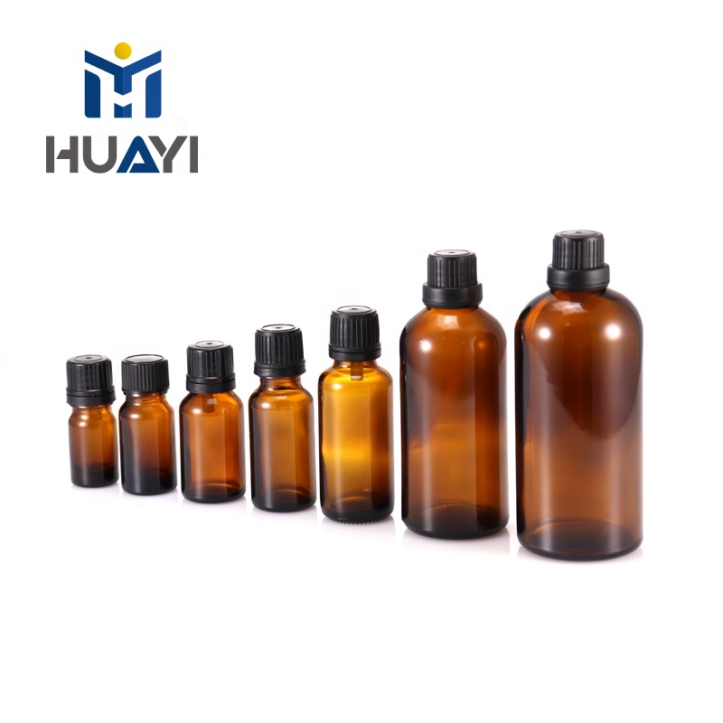 Wholesale 5ml 10ml 15ml 20ml 30ml 50ml 100ml 150ml 200ml empty amber boston dropper glass essential oil spray bottle