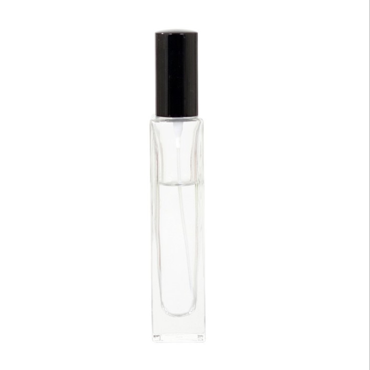 Wholesale 5ml 10ml 15ml 20ml 30ml 50ml 100ml Square Shape Empty Refillable Glass Perfume Bottle Travel Tester Bottles