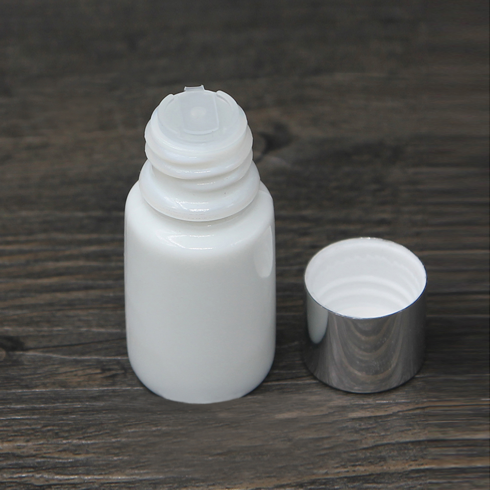 Wholesale 5ml 10ml 15ml 20ml 30ml 50ml 100ml White Glass Bottle with Inner Stopper