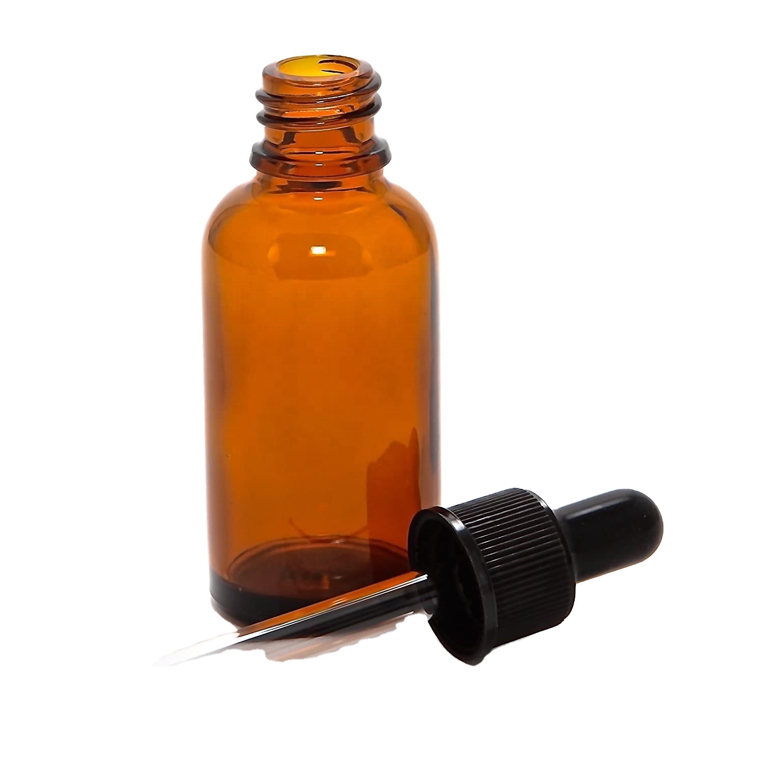 Wholesale 5ml 10ml 15ml 20ml 30ml 50ml 100ml amber glass dropper bottle with pump spray