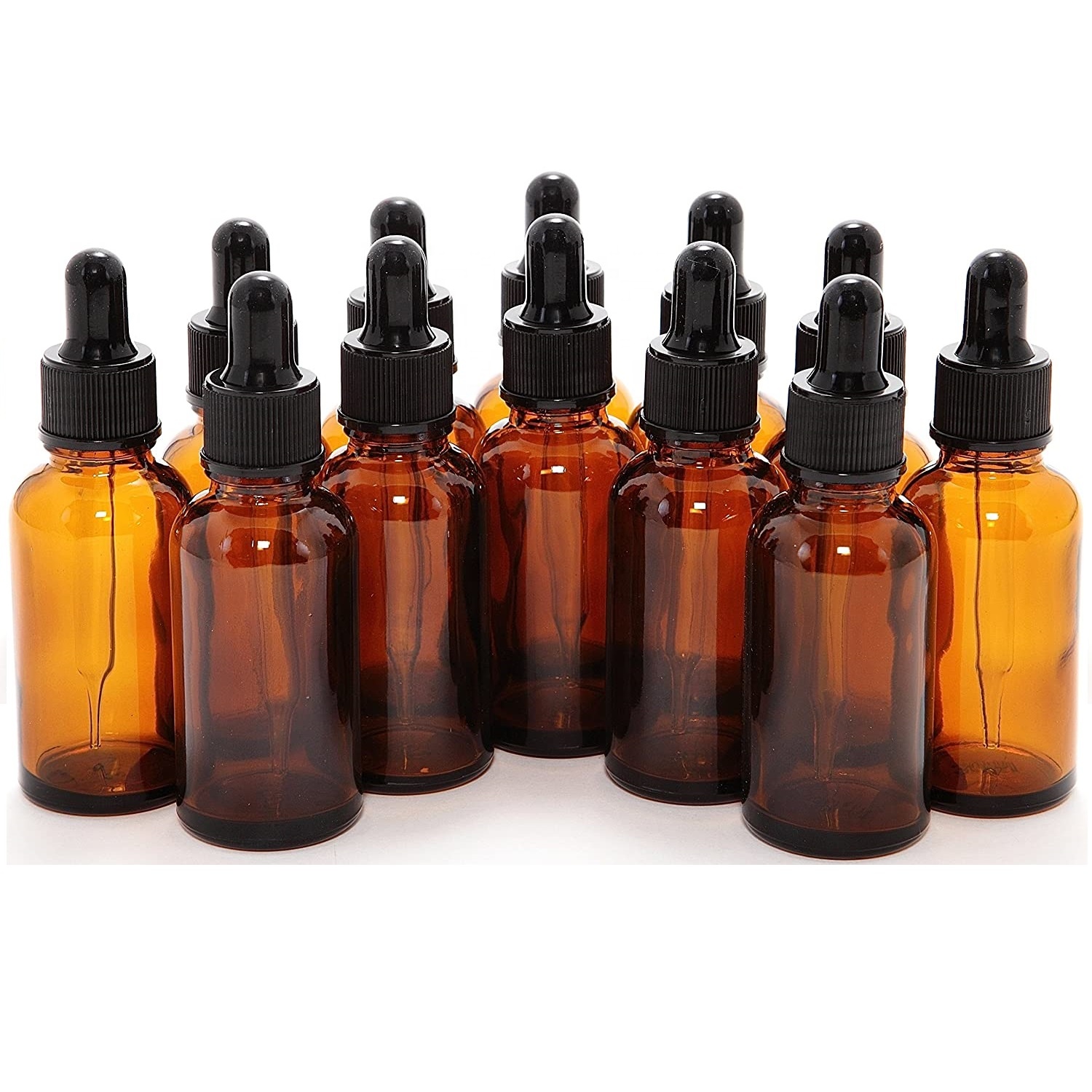 Wholesale 5ml 10ml 15ml 20ml 30ml 50ml 100ml amber glass dropper bottle with pump spray