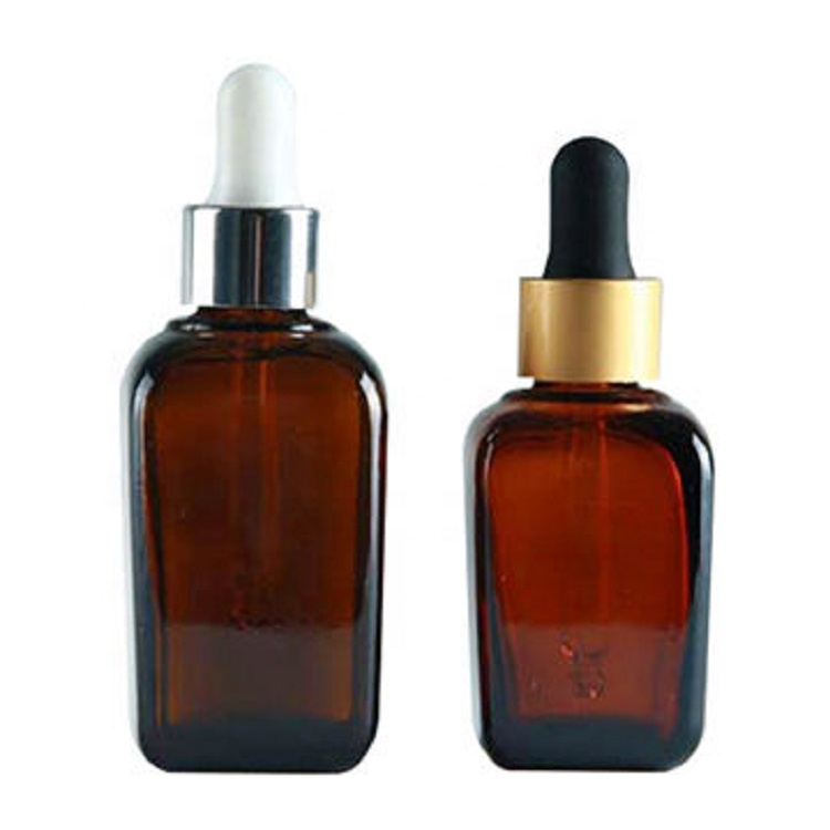 Wholesale 5ml 10ml 15ml 20ml 30ml 50ml 100ml amber glass dropper bottle with pump spray