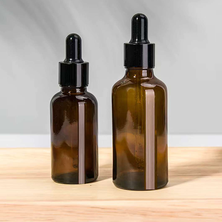 Wholesale 5ml 10ml 15ml 20ml 30ml 50ml 100ml clear amber blue essential oil glass dropper bottle 10ml 15ml 50ml