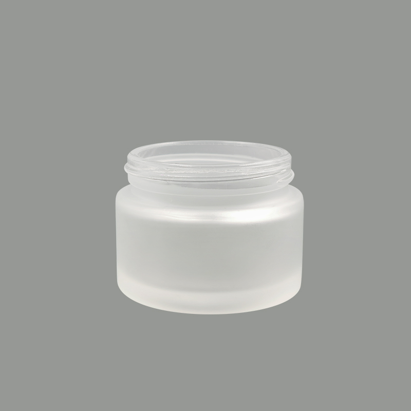 Wholesale 5ml 10ml 15ml 20ml 30ml 50ml 100ml cosmetics containers and packaging Frosted cosmetic glass jars with lids