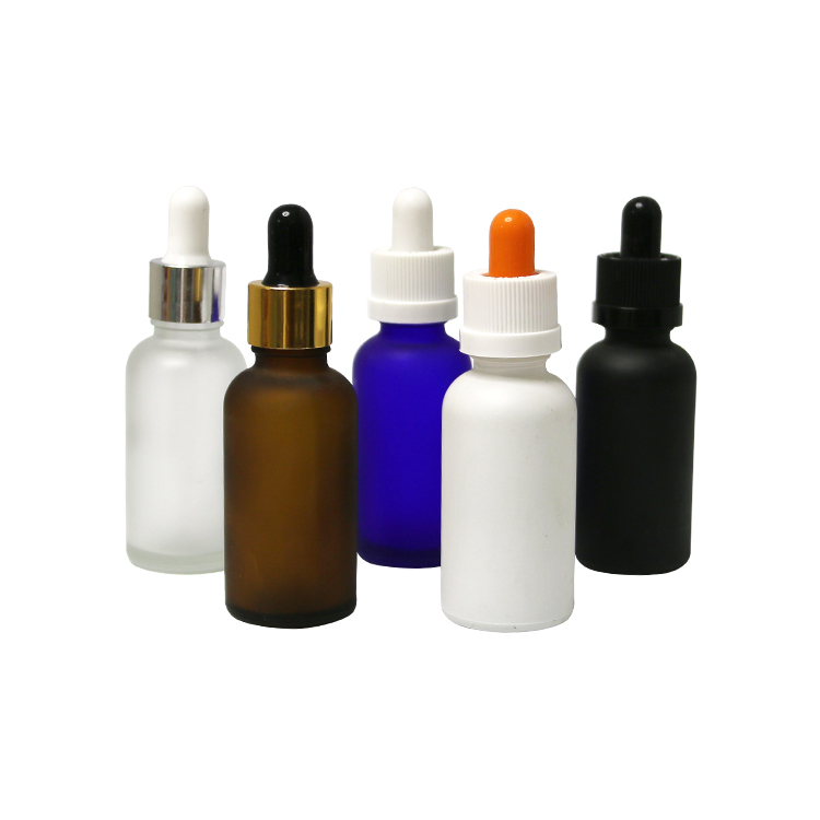 Wholesale 5ml 10ml 15ml 20ml 30ml 50ml 60ml 100ml 120ml frosted glass dropper bottle