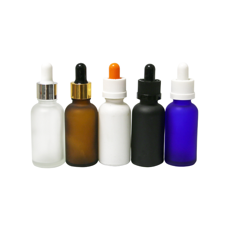 Wholesale 5ml 10ml 15ml 20ml 30ml 50ml 60ml 100ml 120ml frosted glass dropper bottle