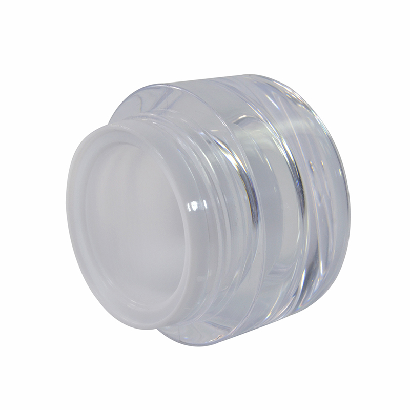 Wholesale 5ml 10ml 15ml 20ml 30ml 50ml round acrylic cream jar for cosmetic packing