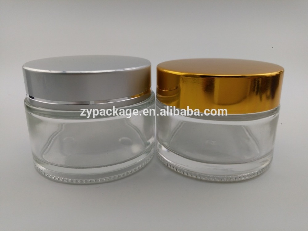 Wholesale 5ml 10ml 15ml 30ml 50ml 100ml cosmetic glass jar 5g 10g 15g 20g 30g 50g 100g glass jar frosted glass cosmetic jars