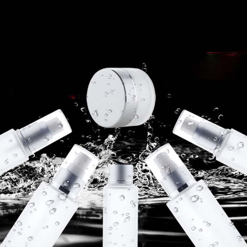 Wholesale 5ml 10ml 15ml 30ml 50ml 100ml small cosmetic cream frosted glass jars
