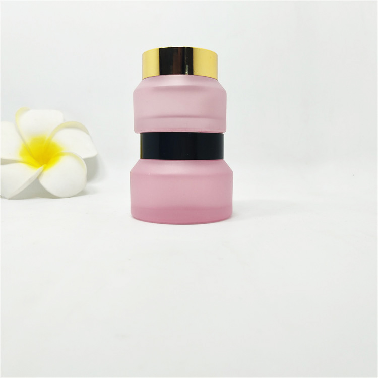 Wholesale 5ml 10ml 15ml 30ml 50ml 100ml small cosmetic frosted glass jar