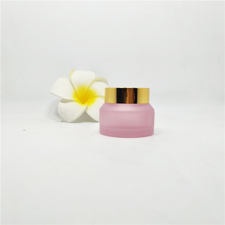 Wholesale 5ml 10ml 15ml 30ml 50ml 100ml small cosmetic frosted glass jar