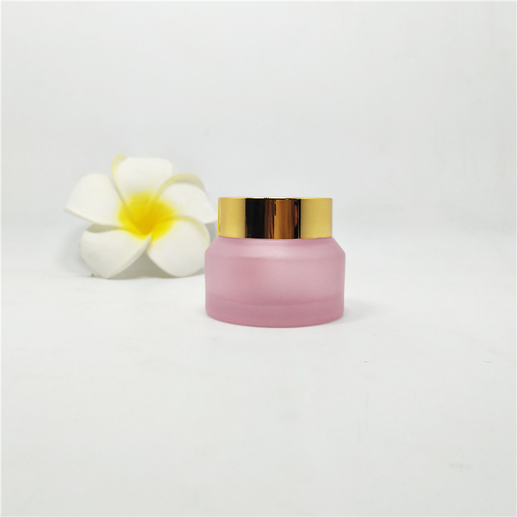 Wholesale 5ml 10ml 15ml 30ml 50ml 100ml small cosmetic frosted glass jar
