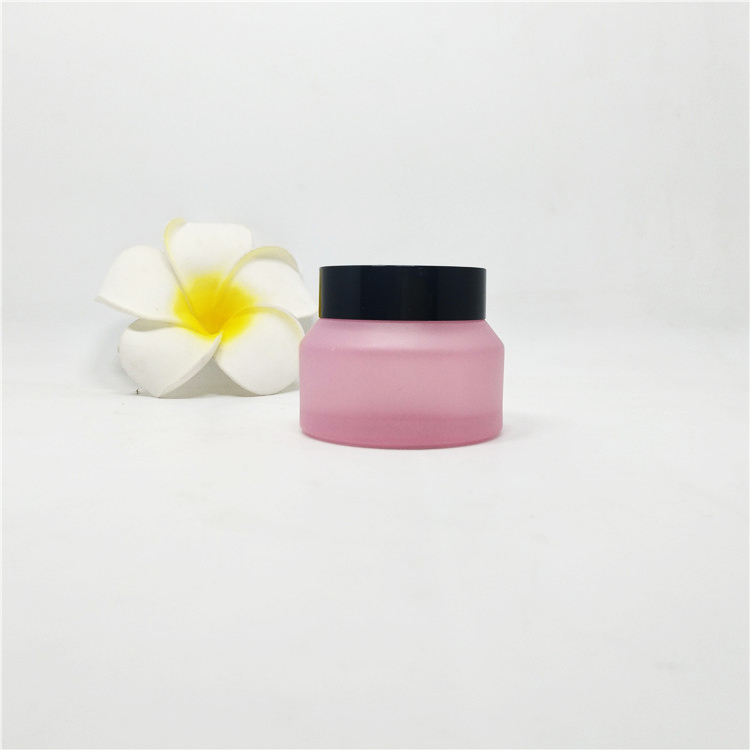 Wholesale 5ml 10ml 15ml 30ml 50ml 100ml small cosmetic frosted glass jar