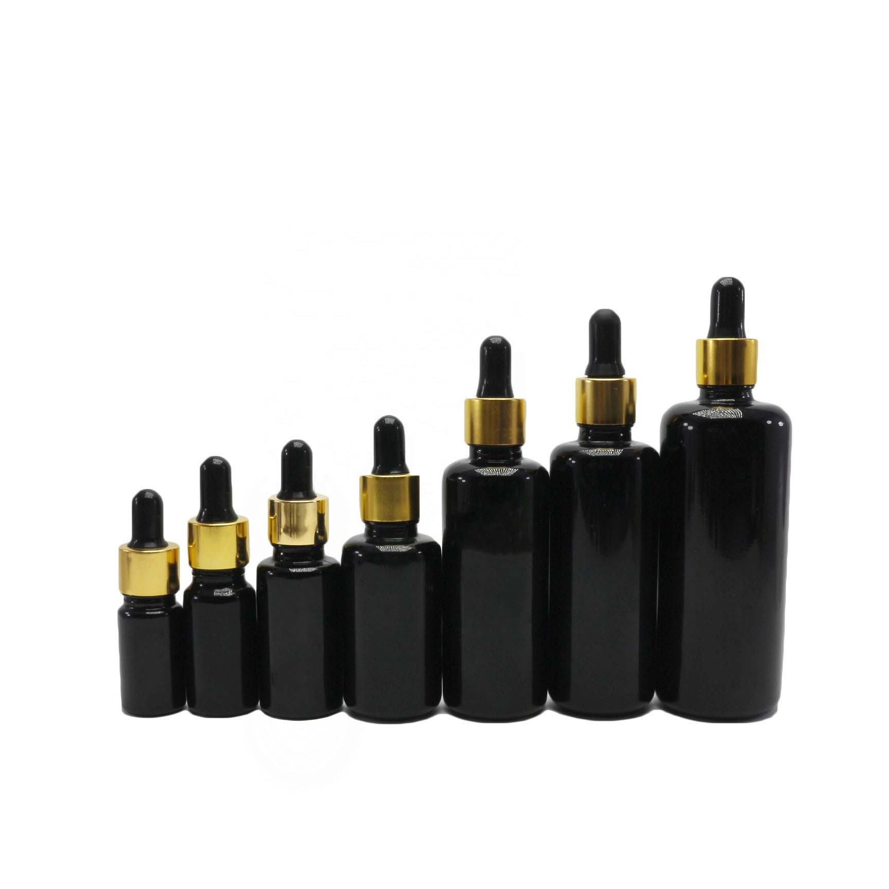 Wholesale 5ml 10ml 15ml 30ml 50ml 60ml 100ml 120ml 180ml 200ml uv dark violet glass cosmetic oil bottles VJ-CC01