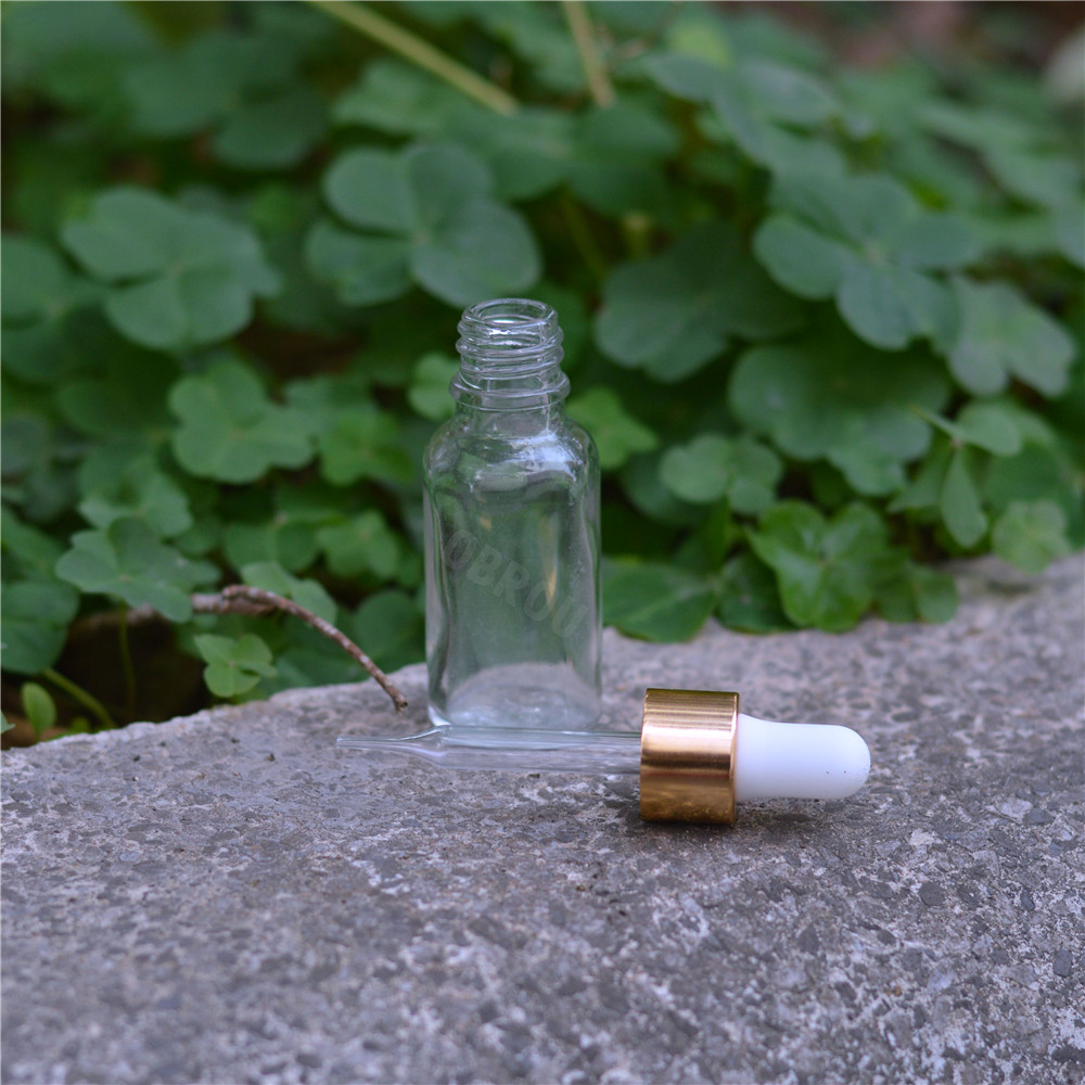 Wholesale 5ml 10ml 15ml amber clear green blue glass dropper bottle 20ml 30ml 50ml 100ml glass Pipette bottle for e liquid