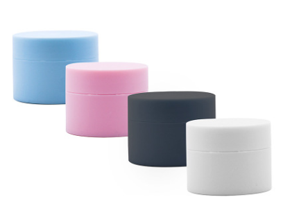 Wholesale 5ml 15ml 20ml 30ml 50ml matte Cosmetics Containers and Plastic Cream Jar