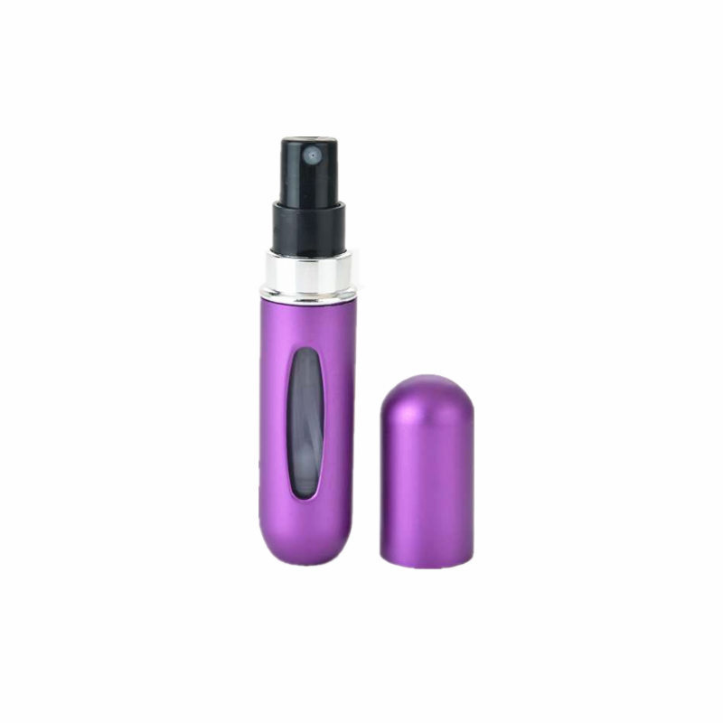 Wholesale 5ml pocket size travel refillable aluminum perfume atomizer spray bottles for perfume