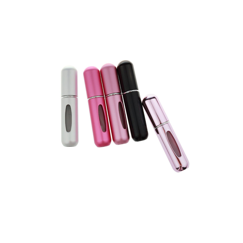 Wholesale 5ml pocket size travel refillable aluminum perfume atomizer spray bottles for perfume