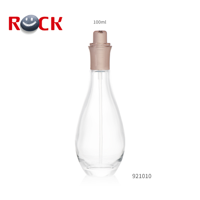 Wholesale 60ml 100ml 150ml Bowling Shape Pink Transparent Glass Lotion Bottle Perfume Bottle