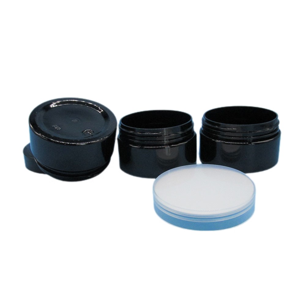 Wholesale 60ml 2oz Amber PET Platic Jar with Lid