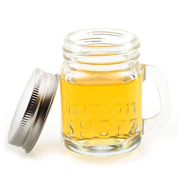 Wholesale 60ml 2oz Cute small spice herb packaging glass mason jar in bulk