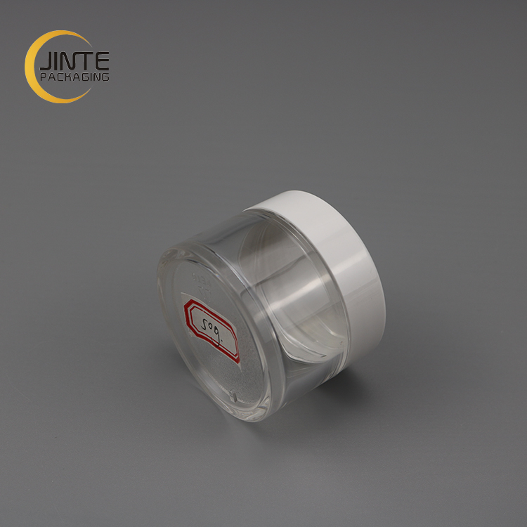 Wholesale 60ml 2oz PETG Plastic Matte Clear Frosted Plastic Jar For Skin Care Cosmetic