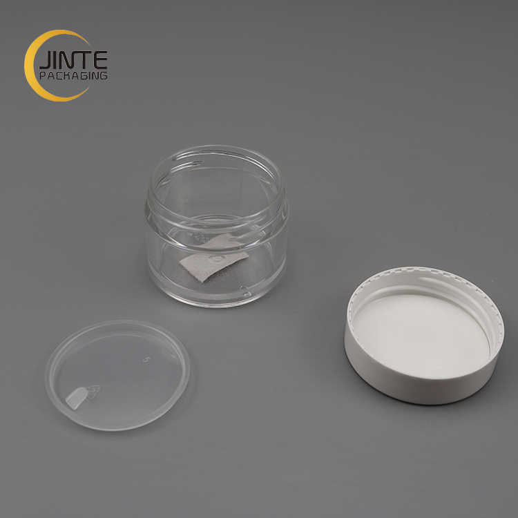Wholesale 60ml 2oz PETG Plastic Matte Clear Frosted Plastic Jar For Skin Care Cosmetic