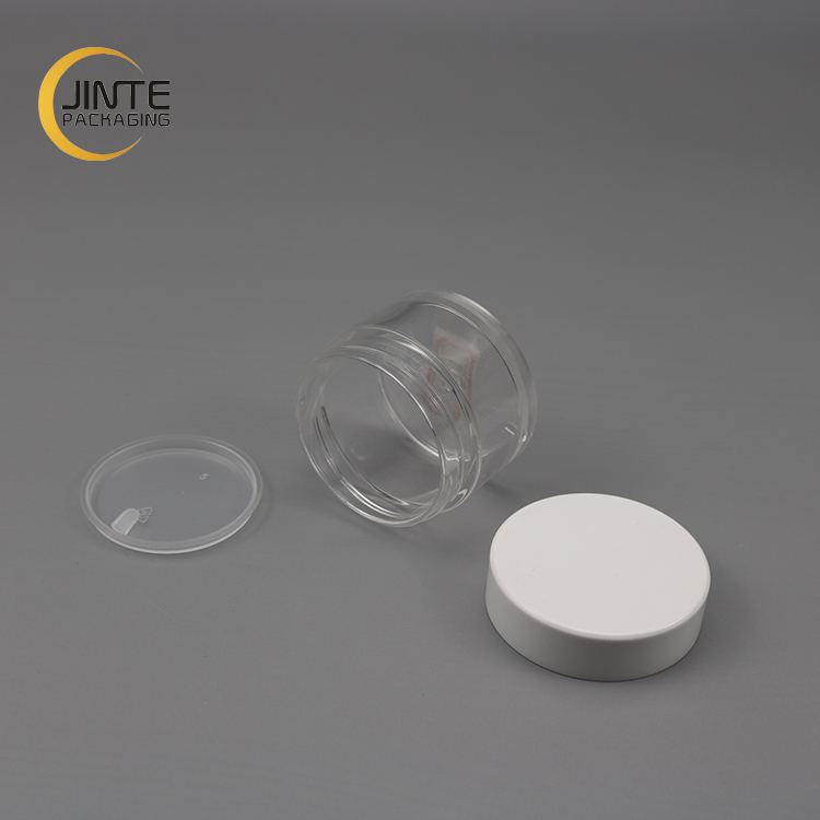 Wholesale 60ml 2oz PETG Plastic Matte Clear Frosted Plastic Jar For Skin Care Cosmetic