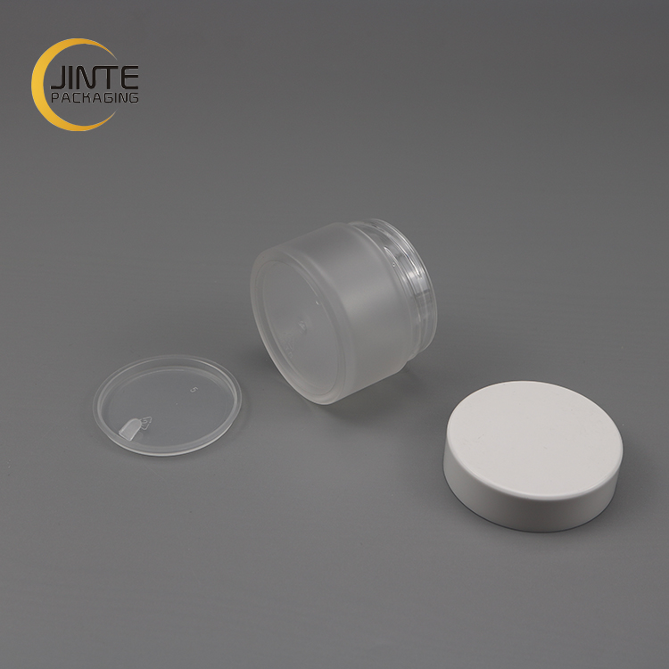 Wholesale 60ml 2oz PETG Plastic Matte Clear Frosted Plastic Jar For Skin Care Cosmetic