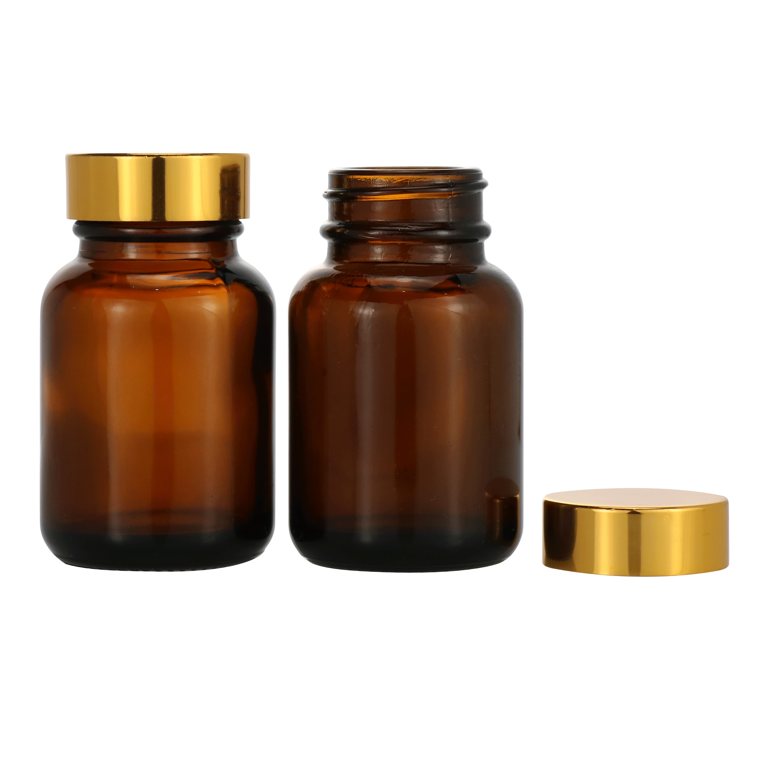 Wholesale 60ml 75ml 100ml 120ml 150ml Vitamin Medicine Wide Mouth pink pill vial bottle for Tablet Pill Capsule Packaging