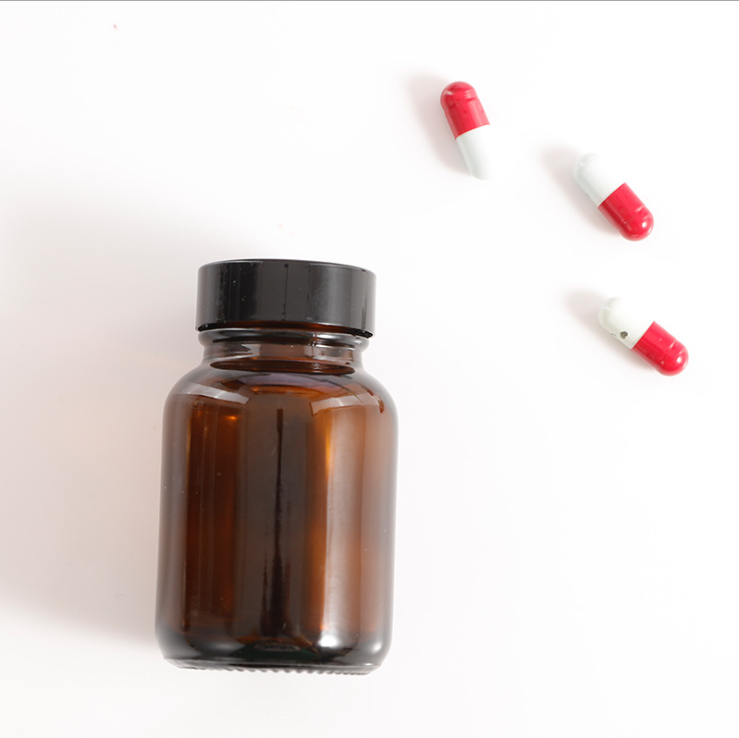 Wholesale 60ml 75ml 50ml 120ml 200ml 250ml 300ml 400ml 500ml Clear Amber Empty Pill Bottle Capsule Glass Bottles For Medicine